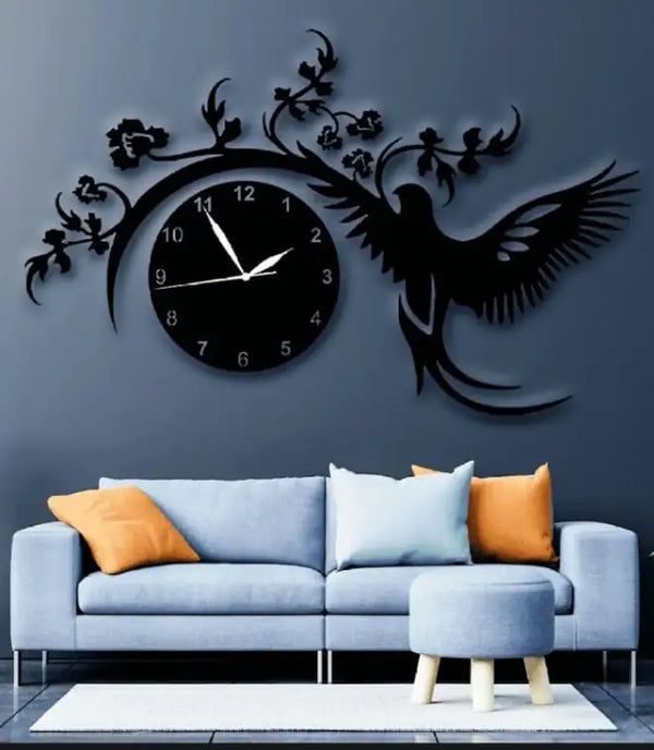 Wall Clock 3D Big Bird Style