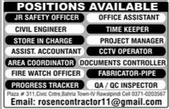 rosen contractor job positions available announcement