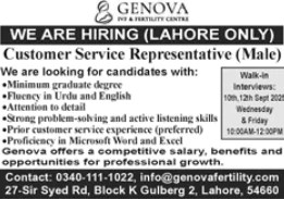 genova customer service lahore