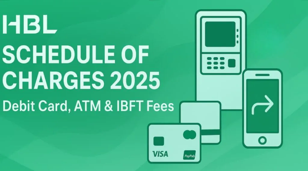 hbl bank schedule of charges 2025