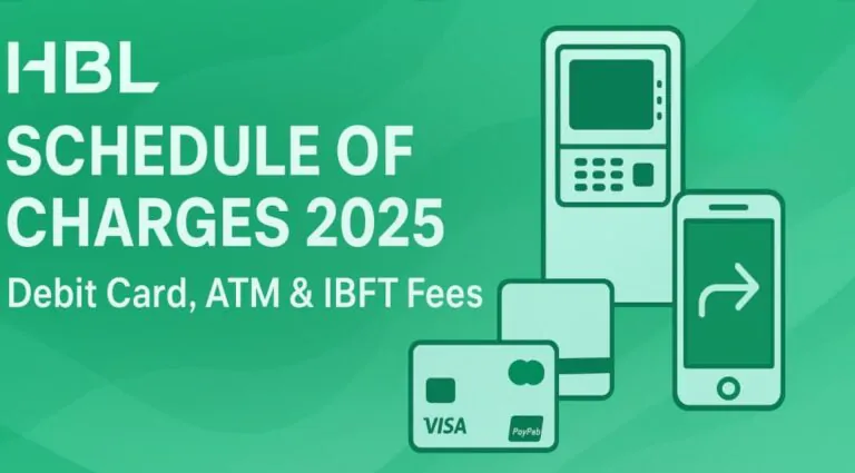 HBL Bank Schedule of Charges 2025 HBL Bank Schedule of Charges 2025