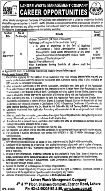 lwmc uc supervisor application